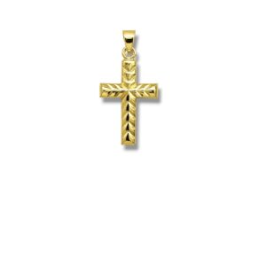 Arany Medálok 14 karátos Medál , vésett kereszt (Nr.14) webshop