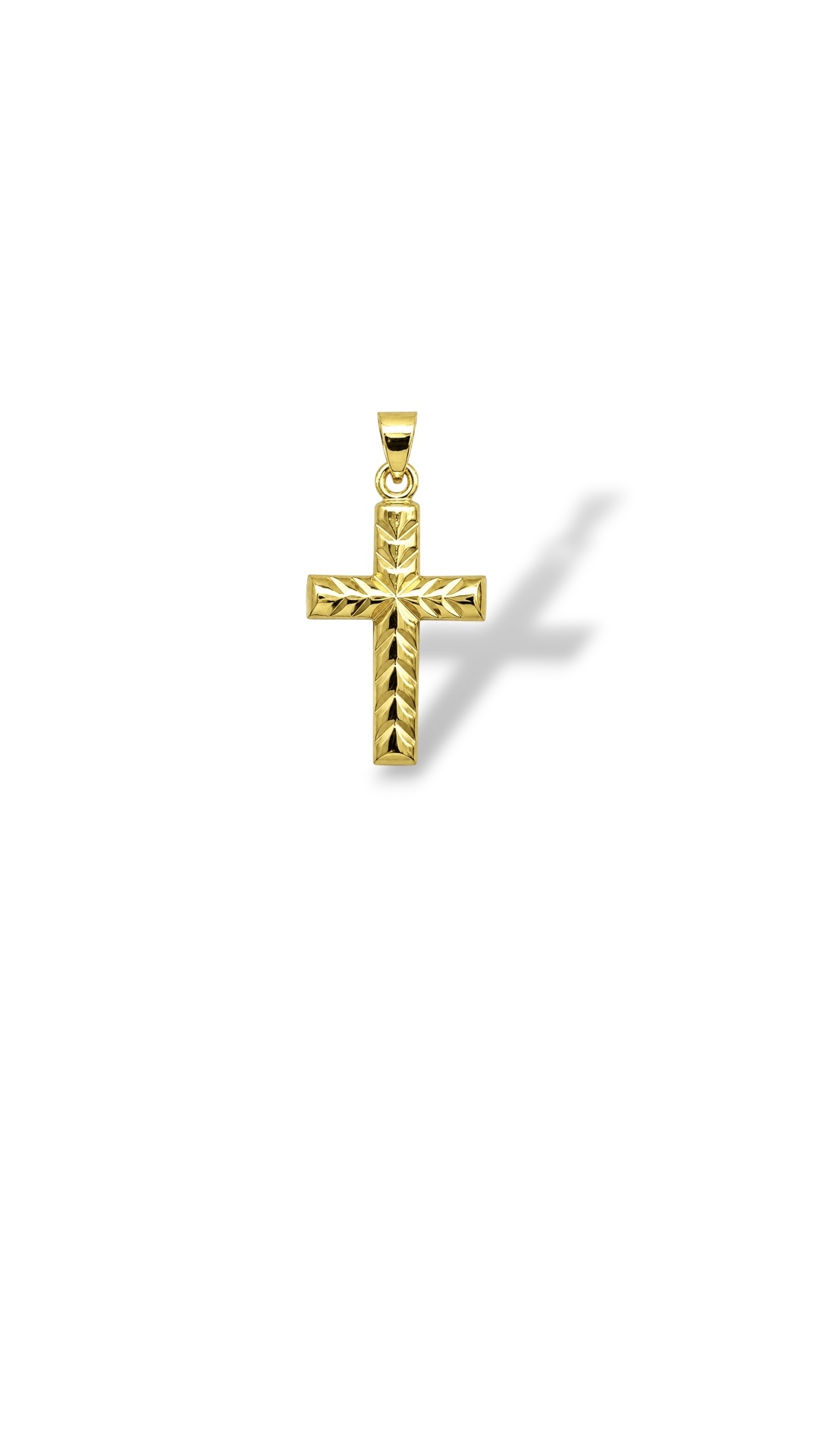 Arany Medálok 14 karátos Medál , vésett kereszt (Nr.14) webshop Medál , vésett kereszt (Nr.14)