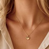 Arany Medálok 14 karátos Medál , szív formájú üreges modell (Nr.15) webshop