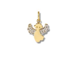 Arany Medálok 14 karátos Medál , Angyal cirkónia kövekkel (Nr.18) webshop