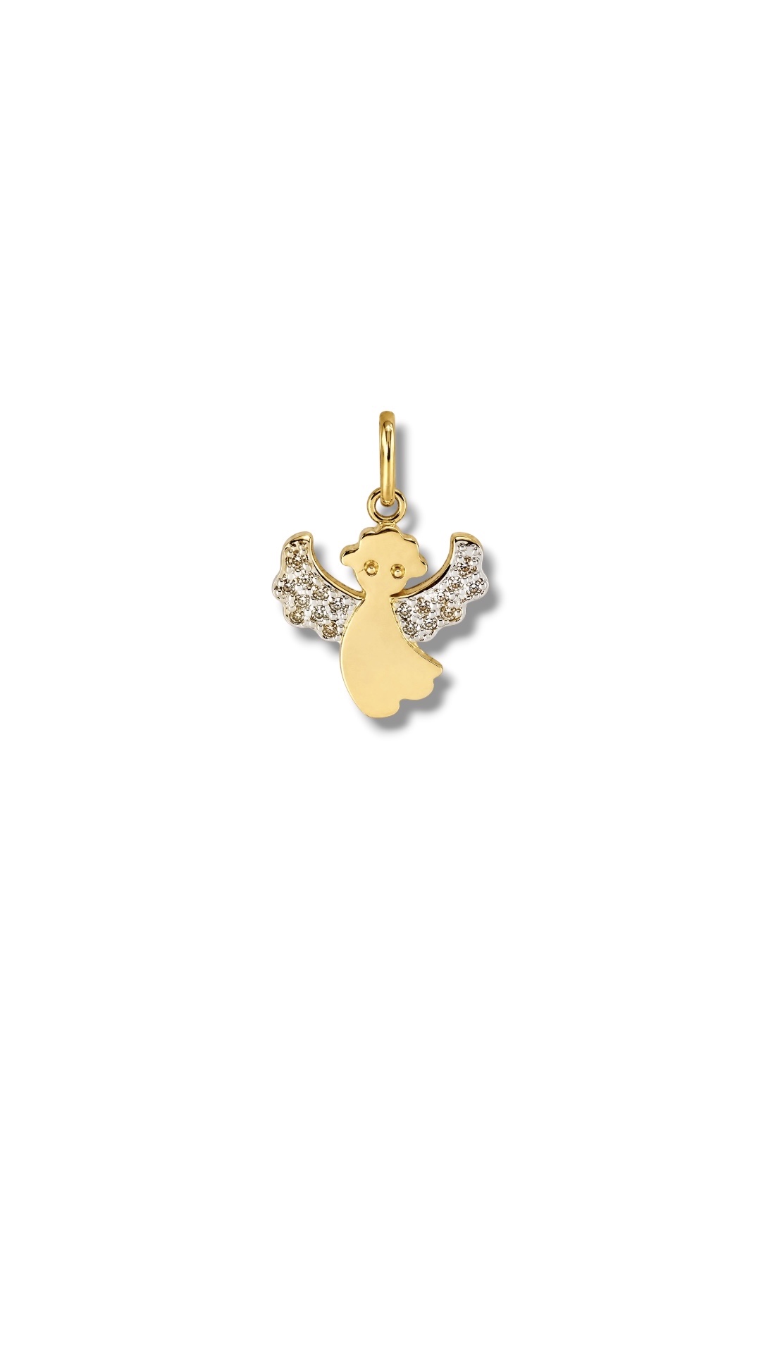 Arany Medálok 14 karátos Medál , Angyal cirkónia kövekkel (Nr.18) webshop Arany Medálok 14 karátos Medál , Angyal cirkónia kövekkel (Nr.18) webshop