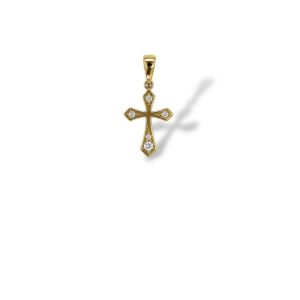 Arany Medálok 14 karátos Medál , köves kereszt (Nr.30) webshop