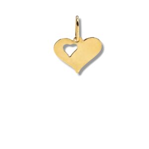 Arany Medálok 14 karátos Medál , Szív a szívben modell ( Nr.62) webshop