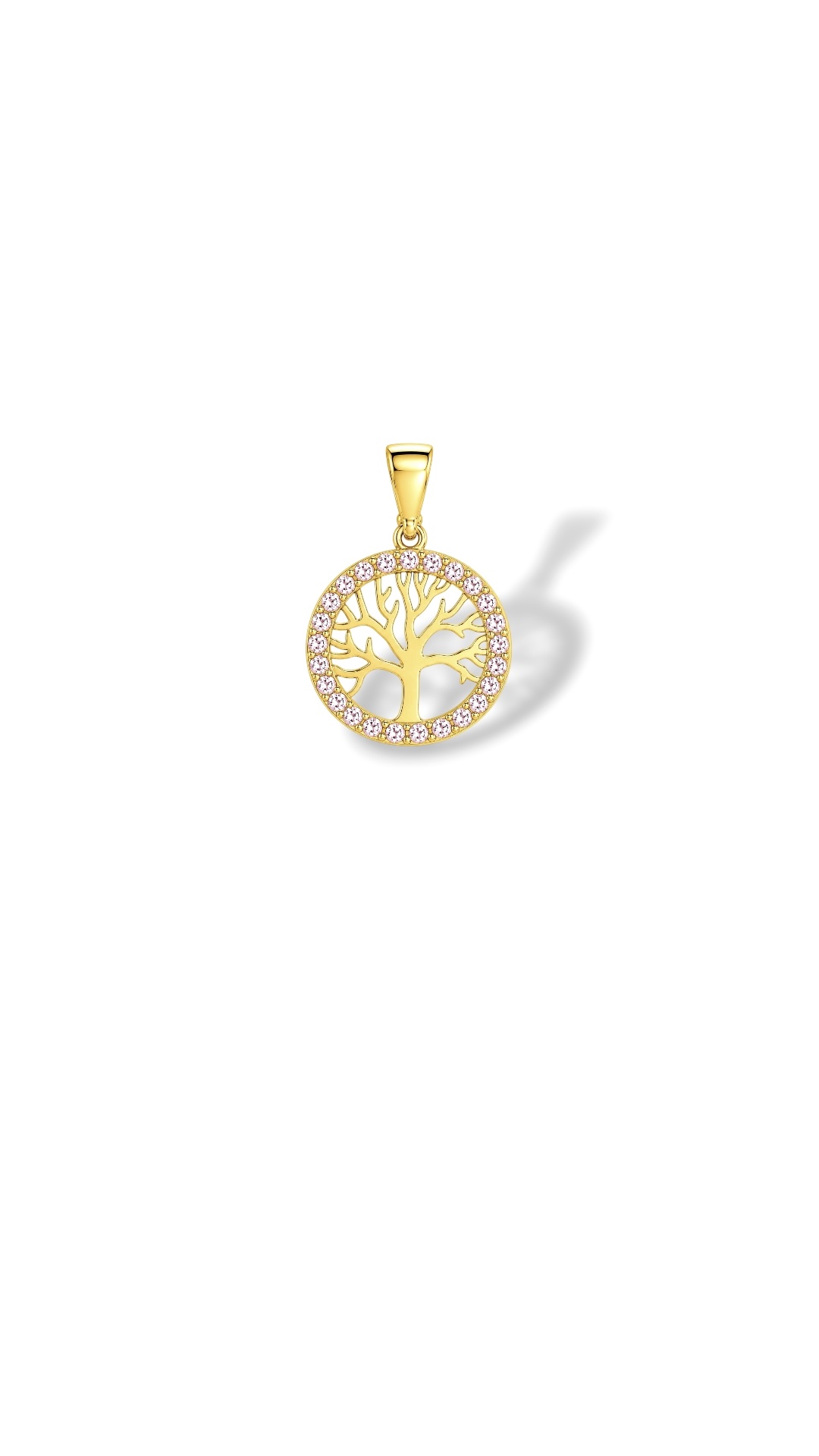 Arany Medálok 14 karátos Medál , Köves életfa (Nr.73) webshop Medál , Köves életfa (Nr.73)