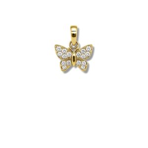 Arany Medálok 14 karátos Medál , cirkónia köves pillangó (Nr.78) webshop