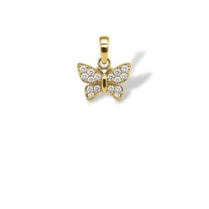 Arany Medálok 14 karátos Medál , cirkónia köves pillangó (Nr.78) webshop Arany Medálok 14 karátos Medál , cirkónia köves pillangó (Nr.78) webshop