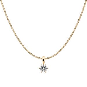 Arany Láncok 14 karátos Lánc , Barbara típusú arany lánc cirkónia kővel (Nr.35) webshop