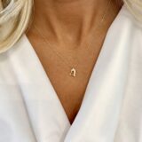 Arany Láncok 14 karátos Lánc , sárga arany ,cirkónia köves szívmedálos modell (Nr.10) webshop