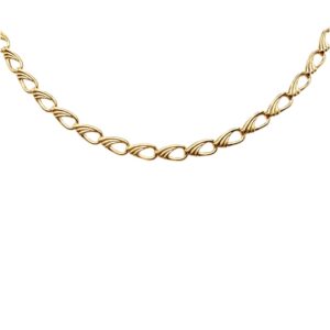 Arany Láncok 14 karátos Lánc , Sálas típusú , sárga arany modell (Nr.49) webshop