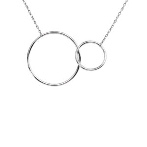 Arany Láncok 14 karátos Lánc , Fehér arany anker típusú lánc dupla karikákkal (Nr.17) webshop