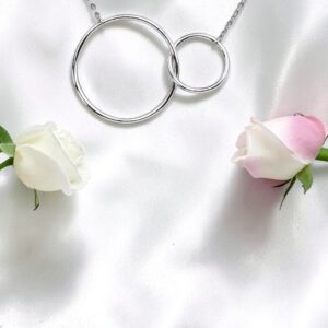 Arany Láncok 14 karátos Lánc , Fehér arany anker típusú lánc dupla karikákkal (Nr.17) webshop Arany Láncok 14 karátos Lánc , Fehér arany anker típusú lánc dupla karikákkal (Nr.17) webshop