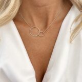 Arany Láncok 14 karátos Lánc , Fehér arany anker típusú lánc dupla karikákkal (Nr.17) webshop
