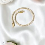 Arany Karláncok 14 karátos Karkötő , Tenisz karlánc , sárga arany , fehér cirkónia köves (Nr.40) webshop Arany Karláncok 14 karátos Karkötő , Tenisz karlánc , sárga arany , fehér cirkónia köves (Nr.40) webshop