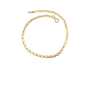 Arany Karláncok 14 karátos Karlánc , sárga arany lemez karkötő (Nr.23) webshop