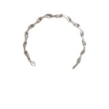 Arany Karláncok 14 karátos Karlánc , fehér arany stiftes karkötő (Nr.7) webshop Arany Karláncok 14 karátos Karlánc , fehér arany stiftes karkötő (Nr.7) webshop