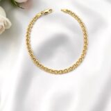 Arany Karláncok 14 karátos Karlánc , Gucci típusú karkötő (Nr.21) webshop