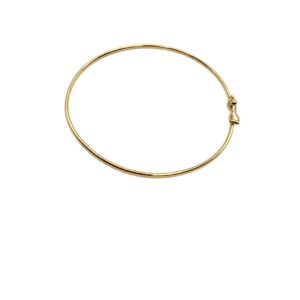 Arany Karláncok 14 karátos Karreif , keskeny merev karkötő (Nr.3) webshop