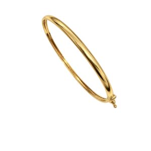 Arany Karláncok 14 karátos Karreif Sima féldomború , merev karkötő (Nr.4) webshop