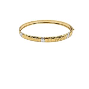 Arany Karláncok 14 karátos Karkötő , Vésett karreif (Nr.35) webshop