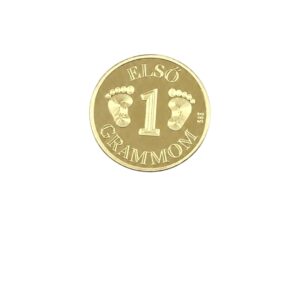Ajándék ötletek Plakett , Első 1 grammom pólyapénz webshop